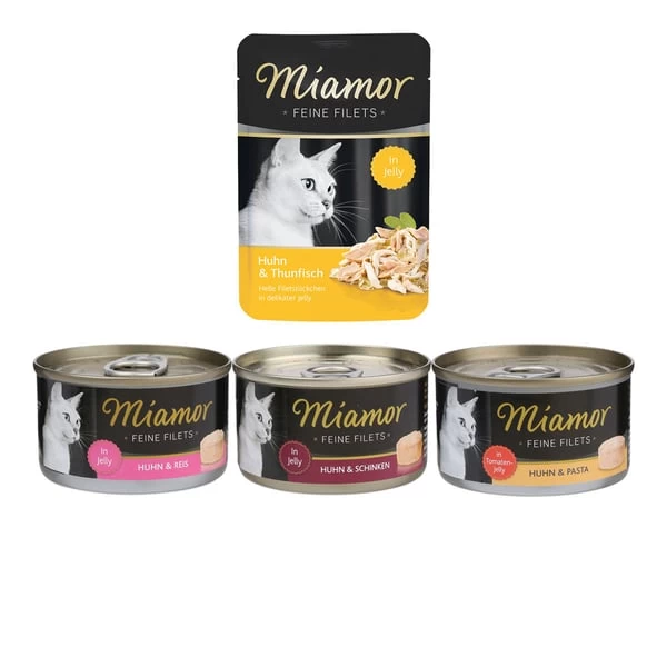Miamor Feine Filets 96x100g Mixpaket 1 Miamor Feine Filets 96x100g Mixpaket