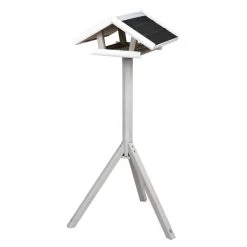 Trixie Natura Futterhaus Mit Ständer 115 Cm Grau/weiß