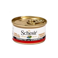 Schesir Katzenfutter In Gelee Thunfisch Mit Garnelen