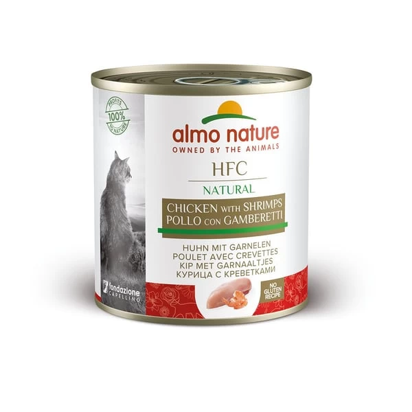 Almo Nature HFC Natural Cat Huhn Und Garnelen 1 Almo Nature HFC Natural Cat Huhn Und Garnelen