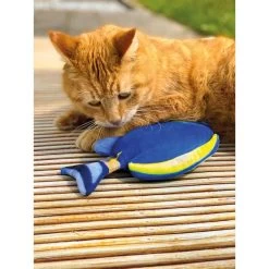 Aumüller Katzenspielkissen Zappel-Doktorfisch -Haustierzubehör aumueller zappelfisch doktorfisch 2