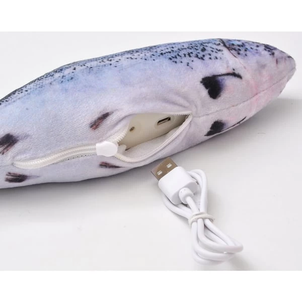 Aumüller Katzenspielkissen Zappel-Forelle 2 Aumüller Katzenspielkissen Zappel-Forelle – Bild 2