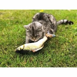 Aumüller Katzenspielkissen Zappel-Karpfen 5 Aumüller Katzenspielkissen Zappel-Karpfen -Haustierzubehör aumueller zappelfisch karpfen 3