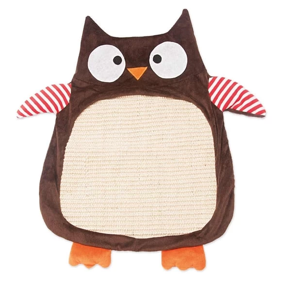 Aumüller Sisalkratzbrett Schmuse-Eule Mit Katzenminze 1 Aumüller Sisalkratzbrett Schmuse-Eule Mit Katzenminze