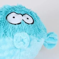 Coockoo Kugelfisch Gary Squeaker Ball Blau 12cm -Haustierzubehör coockoo kugelfisch gary squeaker ball blau 12cm web 3