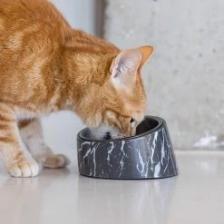 Designed By Lotte Melamin Katzennapf Vita -Haustierzubehör designedbylotte katzennapf vita schwarz 4