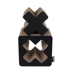 District 70 Kratzpappe Treasure Schwarz -Haustierzubehör district 70 kratzpappe treasure schwarz 3