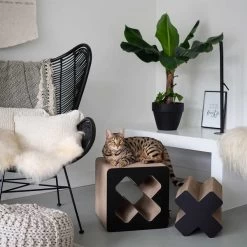 District 70 Kratzpappe Treasure Schwarz -Haustierzubehör district 70 kratzpappe treasure schwarz 5