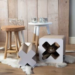 District 70 Kratzpappe Treasure Weiß 8 District 70 Kratzpappe Treasure Weiß -Haustierzubehör district 70 kratzpappe treasure weiss 4