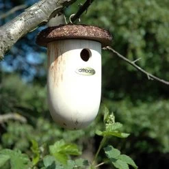 Dobar Nistkasten Eichel Mit Rindendach Aus Kiefer -Haustierzubehör dobar wildlife nistkasten eichel 2