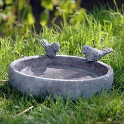 Dobar Vogeltränke Pool-Oase 24,5 Cm Aus Keramik -Haustierzubehör dobar wildlife vogeltraenke 5