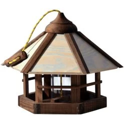 Dobar Vogelfutterhaus M. Futter-Silo Zum Aufhängen