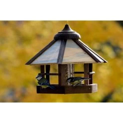 Dobar Vogelfutterhaus M. Futter-Silo Zum Aufhängen -Haustierzubehör dobas wildlife vogelhaus mit silo zum aufhaengen web 4