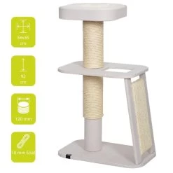 Ebi Kratzbaum Miyato Weiß -Haustierzubehör ebi kratzbaum miyato weiss 1