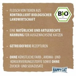 Happy Cat Bio Pouch Huhn & Ente 8 Happy Cat Bio Pouch Huhn & Ente -Haustierzubehör happy cat bio pouch huhn und ente 85g 3