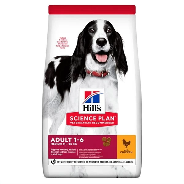 Hill's Science Plan Hund Medium Adult Huhn 1 Hill's Science Plan Hund Medium Adult Huhn
