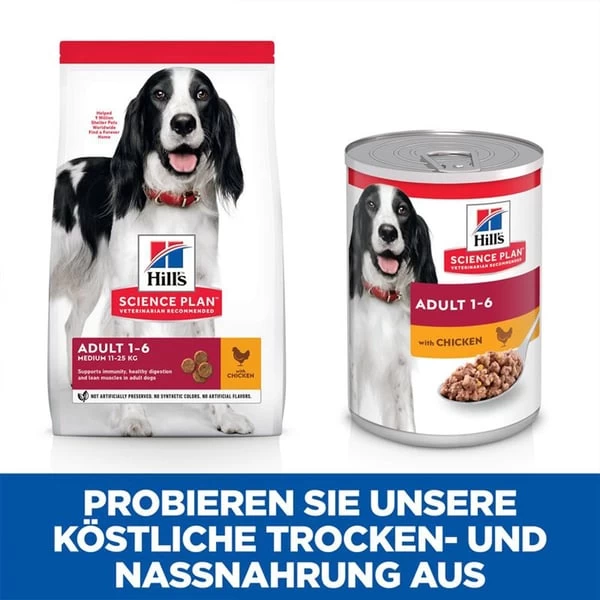 Hill's Science Plan Hund Medium Adult Huhn 3 Hill's Science Plan Hund Medium Adult Huhn – Bild 3