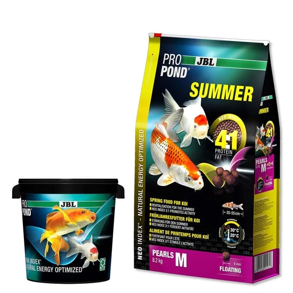 JBL PROPOND Summer M 8,2 Kg + Futtertonne Gratis 1 JBL PROPOND Summer M 8,2 Kg + Futtertonne Gratis