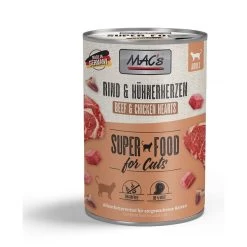 MAC's Cat Fleischmenü Rind Und Hühnerherzen