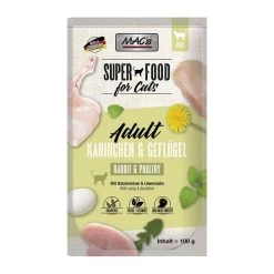 MAC's Cat Pouchpack Kaninchen, Geflügel Und Löwenzahn