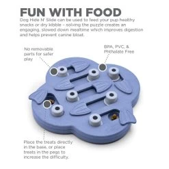 Nina Ottosson Dog Hide N' Slide - Composite Intelligenzspielzeug -Haustierzubehör nina ottosson inteligenz spielzeug hide n slide web 4