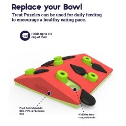 Nina Ottosson Puzzle & Play Melon Madness Intelligenzspielzeug -Haustierzubehör nina ottosson inteligenz spielzeug melon madness web 5