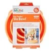 Outward Hound Fun Feeder Slo Bowl Anti Schling Swirl Orange