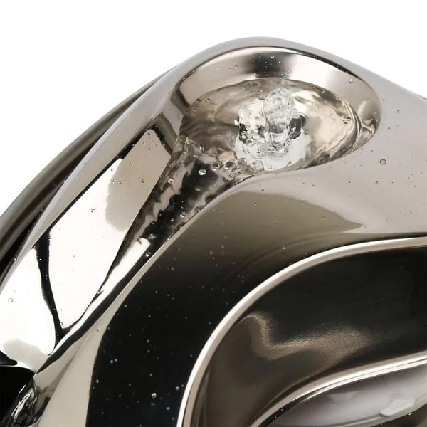 Pioneer Pet Edelstahl Trinkbrunnen Rain Drop Style 2,8 L 2 Pioneer Pet Edelstahl Trinkbrunnen Rain Drop Style 2,8 L – Bild 2