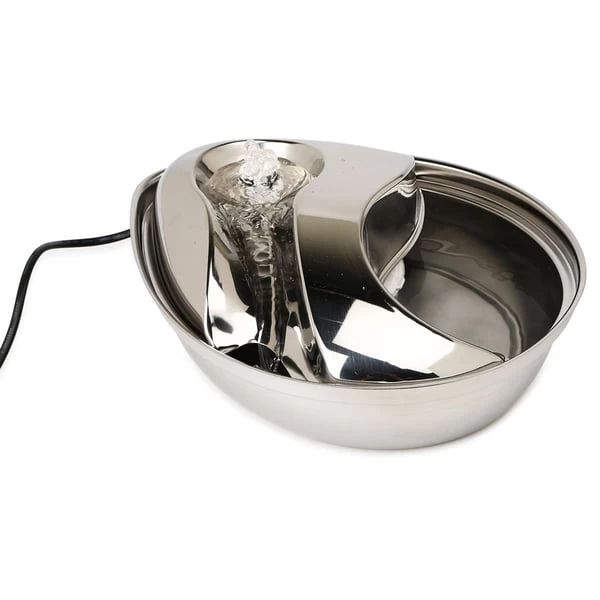 Pioneer Pet Edelstahl Trinkbrunnen Rain Drop Style 2,8 L 7 Pioneer Pet Edelstahl Trinkbrunnen Rain Drop Style 2,8 L – Bild 7