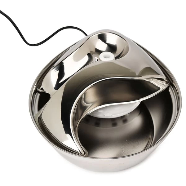 Pioneer Pet Edelstahl Trinkbrunnen Rain Drop Style 2,8 L 4 Pioneer Pet Edelstahl Trinkbrunnen Rain Drop Style 2,8 L – Bild 4