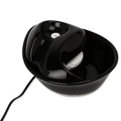 Pioneer Pet Keramik Trinkbrunnen Rain Drop Style 1,8 L Schwarz -Haustierzubehör pioneer pet keramik trinkbrunnen rain drop style 1 8 l schwarz 2