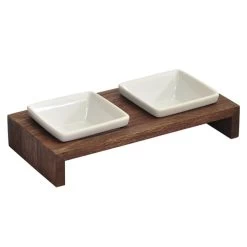 Replus Futterstation Meshidai Doppelnapf Walnuss 5 Replus Futterstation Meshidai Doppelnapf Walnuss -Haustierzubehör replus napf tranke futterstation meshidai doppelnapf walnuss xs l