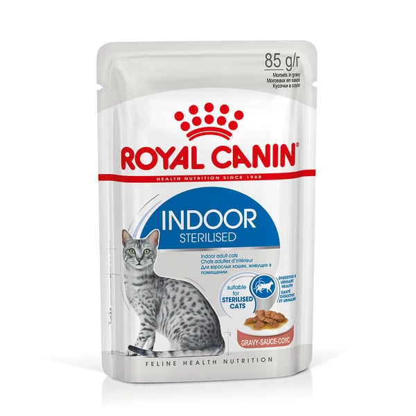 ROYAL CANIN INDOOR Sterilised In Soße Nassfutter Für Wohnungskatzen 2 ROYAL CANIN INDOOR Sterilised In Soße Nassfutter Für Wohnungskatzen – Bild 2