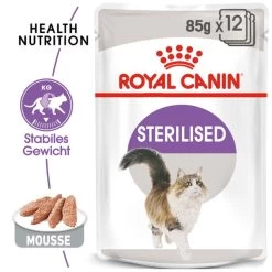 ROYAL CANIN STERILISED Trockenfutter 2kg + STERILISED Mousse 12x85g -Haustierzubehör royal canin sterilised mousse 15f368e8b904e1