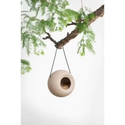 Singing Friend Futterspender Lisa Keramik Beige