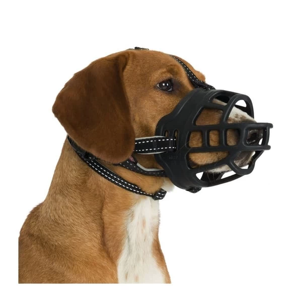Trixie Muzzle Flex Maulkorb Schwarz 3 Trixie Muzzle Flex Maulkorb Schwarz – Bild 3