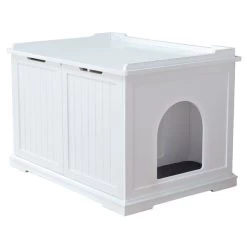Trixie Katzenhaus Für Katzentoilette XL, Weiß