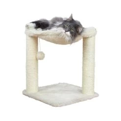 Trixie Kratzbaum Baza 50cm - Langhaar Creme -Haustierzubehör trixie kratzbaum daza 50cm langhaar creme