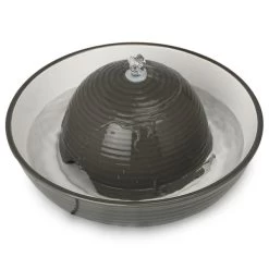 Trixie Trinkbrunnen Keramik Vital Flow 1,5 L, Grau/weiß