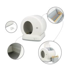 Trixie Selbstreinigende Katzentoilette -Haustierzubehör trixie selbstreinigende toilette web 6