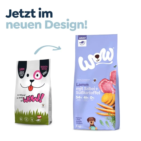WOW Trocken Adult Lamm 6kg 2 WOW Trocken Adult Lamm 6kg – Bild 2