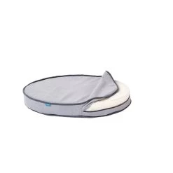 ZooRoyal Orthopädisches Hundekissen Elias Rund Grau 14 ZooRoyal Orthopädisches Hundekissen Elias Rund Grau -Haustierzubehör zooroyal hundekissen elias rund grau 3