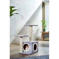 ZooRoyal Kratzbaum Ebba Grau 75 Cm -Haustierzubehör zooroyal kratzbaum ebba grau 4