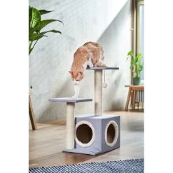 ZooRoyal Kratzbaum Ebba Grau 75 Cm -Haustierzubehör zooroyal kratzbaum ebba grau 5