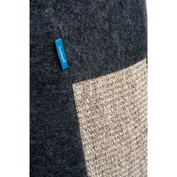 ZooRoyal Kratztonne Ava 85cm Filz Anthrazit 4 ZooRoyal Kratztonne Ava 85cm Filz Anthrazit – Bild 4