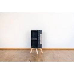 ZooRoyal Kratztonne Ava 85cm Filz Anthrazit 15 ZooRoyal Kratztonne Ava 85cm Filz Anthrazit -Haustierzubehör zooroyal kratztonne ava 5