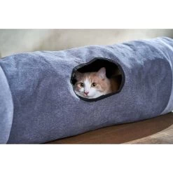 ZooRoyal Rascheltunnel Maja Grau Ø 30 X 90 Cm -Haustierzubehör zooroyal rascheltunnel maja 6