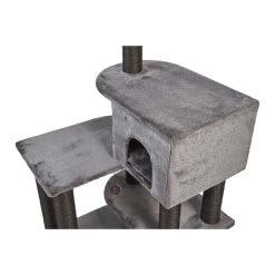 ZooRoyal Kratzbaum Mila 128 Cm Anthrazit -Haustierzubehör zooroyal kratzbaum mila 128 cm anthrazit 10