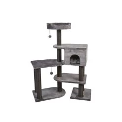 ZooRoyal Kratzbaum Mila 128 Cm Anthrazit