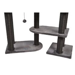 ZooRoyal Kratzbaum Mila 128 Cm Anthrazit -Haustierzubehör zooroyal kratzbaum mila 128 cm anthrazit 7